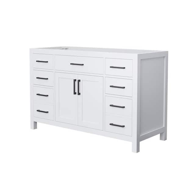 Beckett 53 in. Bath Vanity Cabinet without Top in White