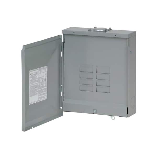 Eaton BR 125 Amp 8-Space 16-Circuit Outdoor Main Lug Loadcenter with Cover