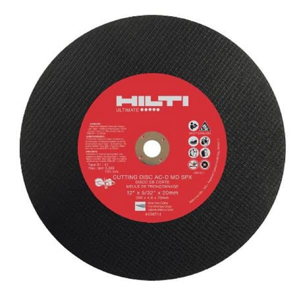 14 in. x 5/32 in. x 1 in. 0-Teeth Abrasive Metal Deck Cutting Gas Saw Blade/Disc (10-Pack)