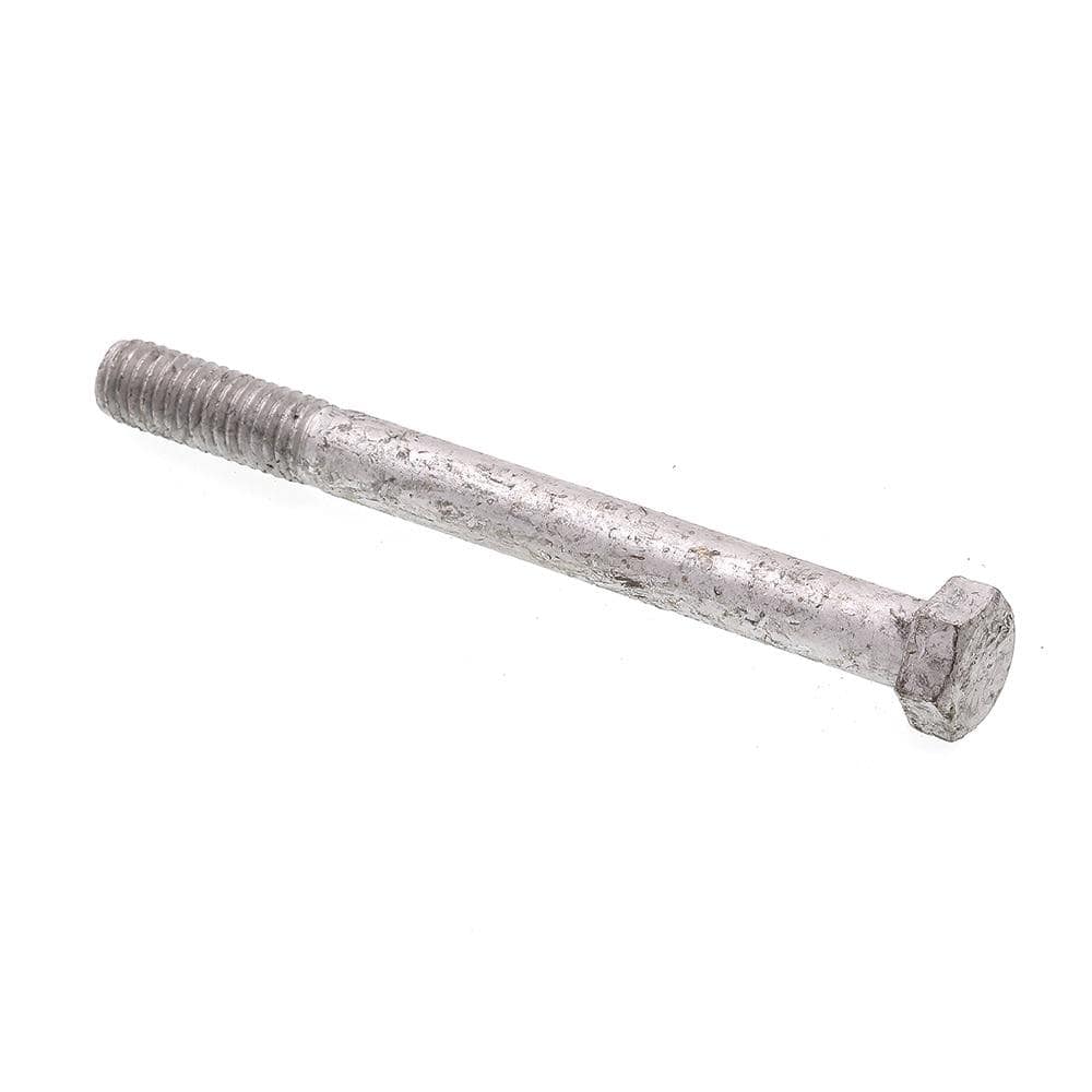 Prime-Line 3/8 in.-16 x in. A307 Grade A Hot Dip Galvanized Steel Hex  Bolts (50-Pack) 9059963 The Home Depot