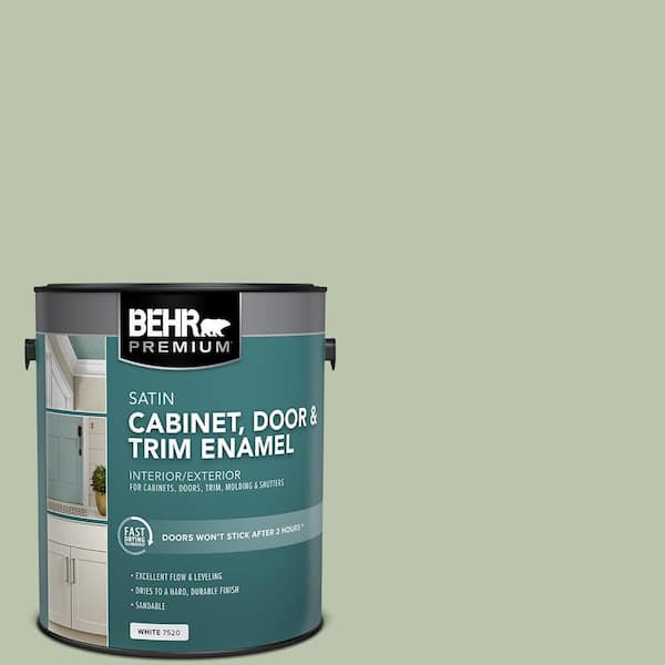 BEHR PREMIUM 1 gal. #PPU11-10 Whitewater Bay Satin Enamel Interior/Exterior Cabinet, Door & Trim Paint