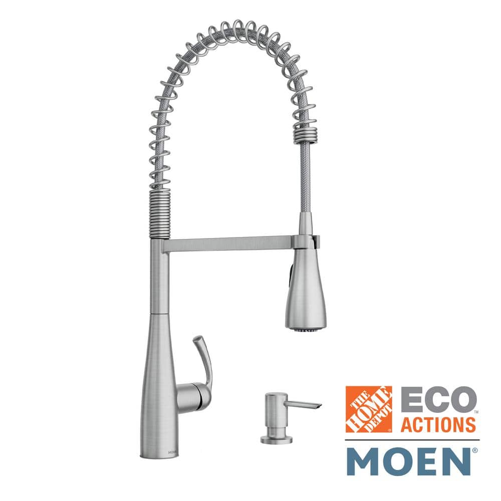 MOEN Essie SingleHandle PreRinse Spring Pulldown Sprayer Kitchen