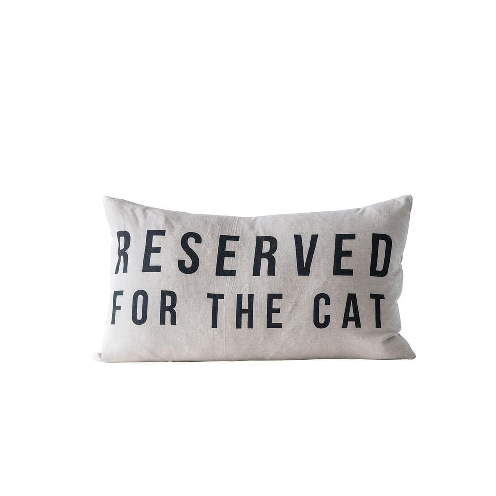 Black and white cat pillow new arrivals