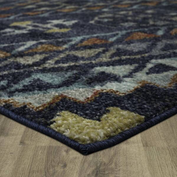 Mohawk Home Fleming Blue 3 Ft In X 5 Area Rug 847500 The