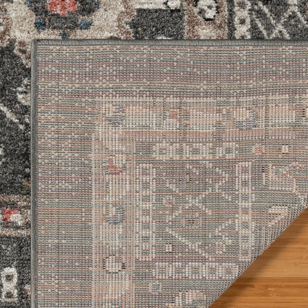 Heirloom Gray Tufted Polypropylene 2'2" x 6' Runner Rug