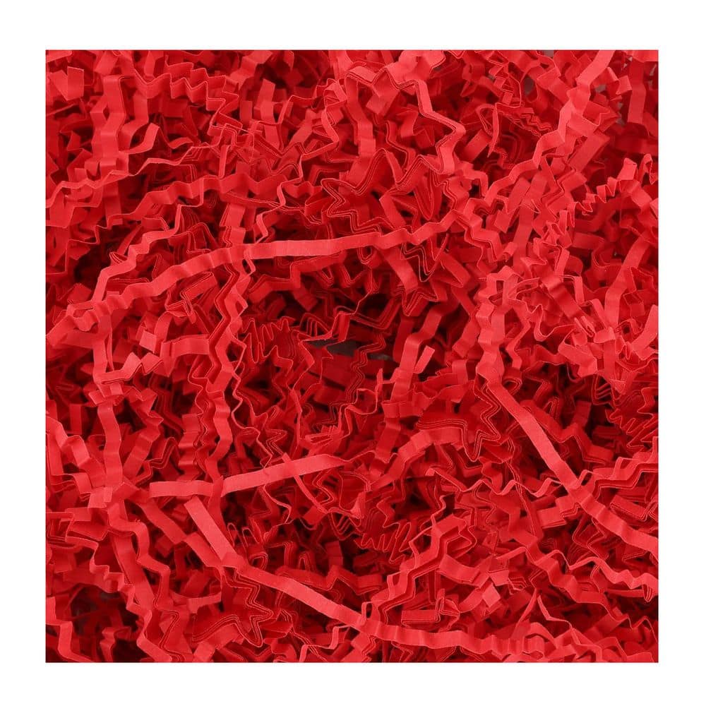 1.5 lb. Red Crinkle Cut Paper Shred Filler for Gift Wrapping and Basket Filling, Recyclable, Non-Toxic, Vibrant Colors price history on PriceWatchPro