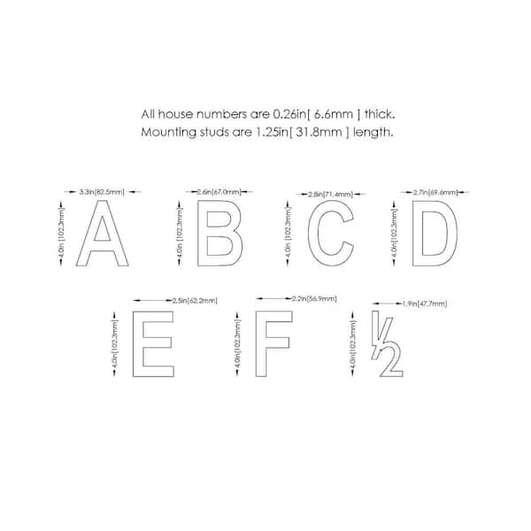 Arregui E6734-IRI Letter Box Exterior Metallic Customisable with House Number Black