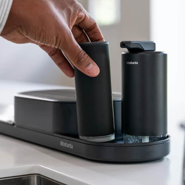 ブラバンシア　Brabantia SinkStyle Organiser グレー Brabantia SinkStyle Organizer With Drying Tray, Soap Dispenser