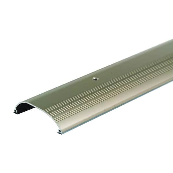 M-D Building Products High Dome Top 4 in. x 53-1/2 in. Satin Nickel Aluminum Threshold