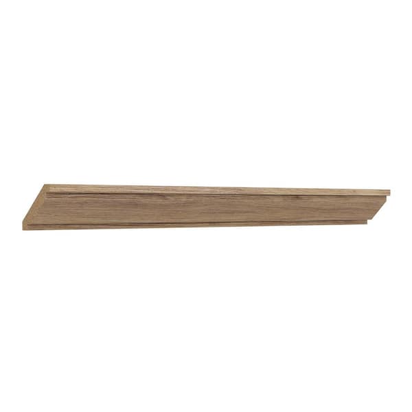 Designer Series 3 in. W x 96 in. H x 0.625 in. D Shaker Crown Molding in Sandstone
