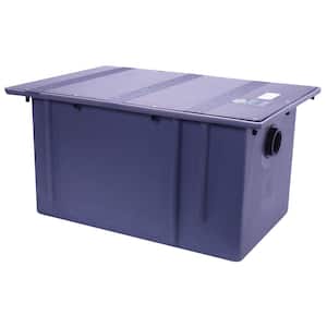 29 in. x 14 in. Polyethylene Grease Trap with Flow Control