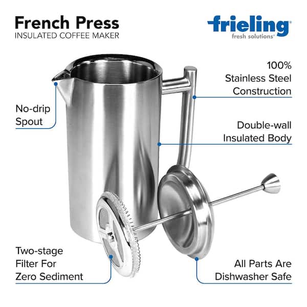 Frieling Stainless Steel French Press Coffee Maker