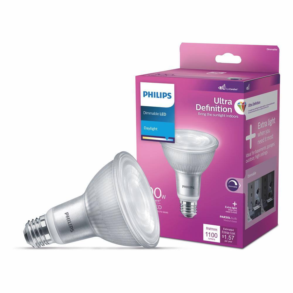 Philips 100Watt Equivalent PAR30L Ultra Definition Dimmable Hight