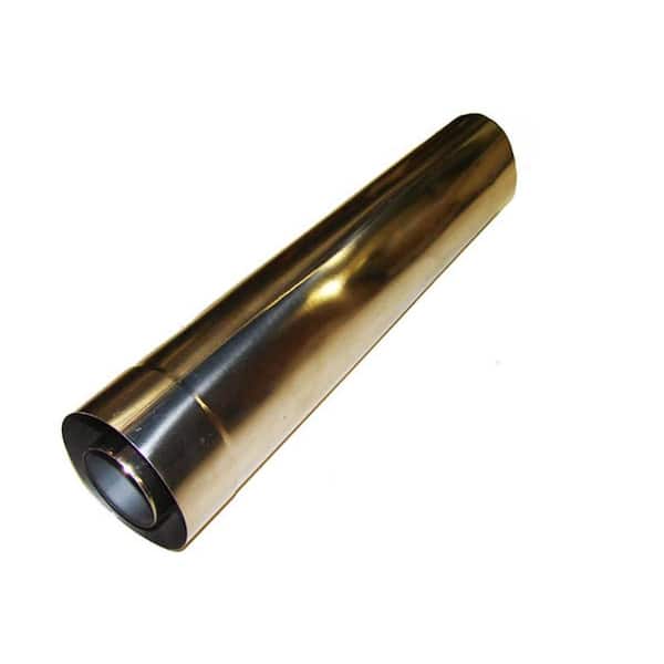 EZ Tankless EZ Deluxe 1/2 m Direct Vent Stainless Steel Extension Pipe