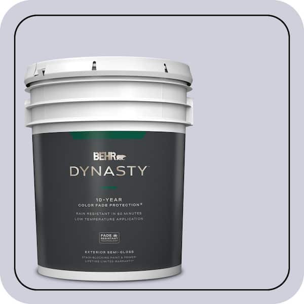 BEHR DYNASTY 5 gal. #640E-3 Simplicity Semi-Gloss Exterior Stain-Blocking Paint & Primer