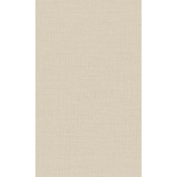 Light Beige Plain Textured 57 sq. ft. Textured Non-Woven Non-pasted Double Roll Wallpaper