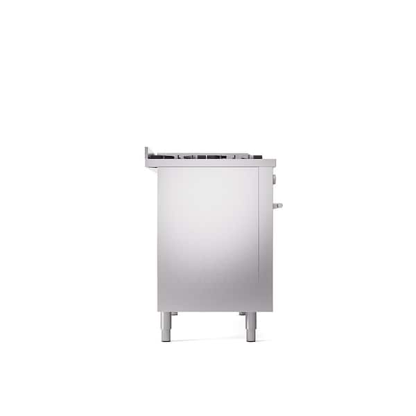 Professional Plus II 48 in. 8 Burner Griddle Freestanding Double Oven Liquid Propane Dual Fuel Range in Stainless Steel