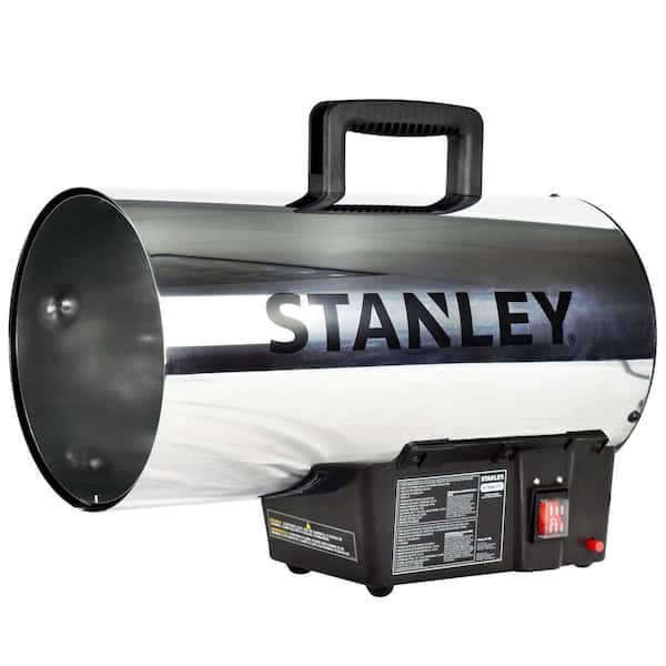 Stanley 60,000 BTU Forced Air Propane Outdoor Space Heater with Push-Button Ignition