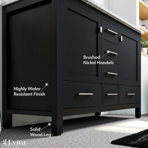 Sarah Storage Cabinet - Espresso  Beautiful bathroom furniture for every  home - Wyndham Collection