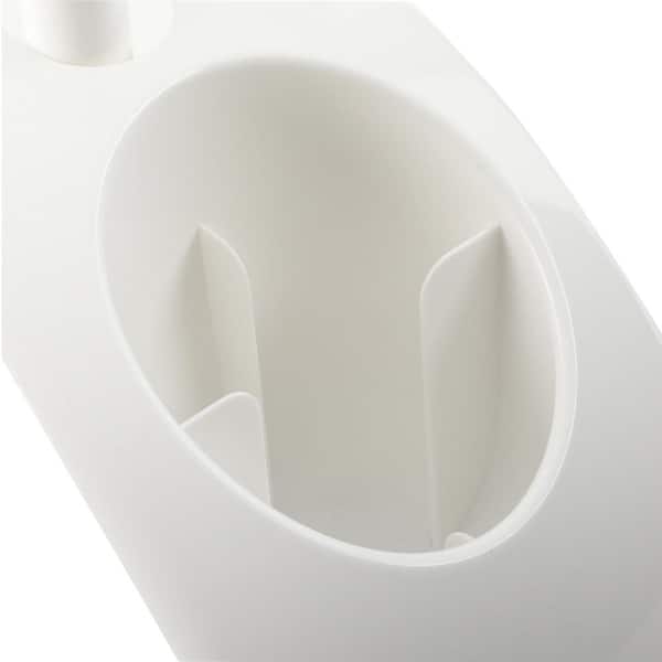HDX White Plastic Cleaning Caddy 2140635 - The Home Depot