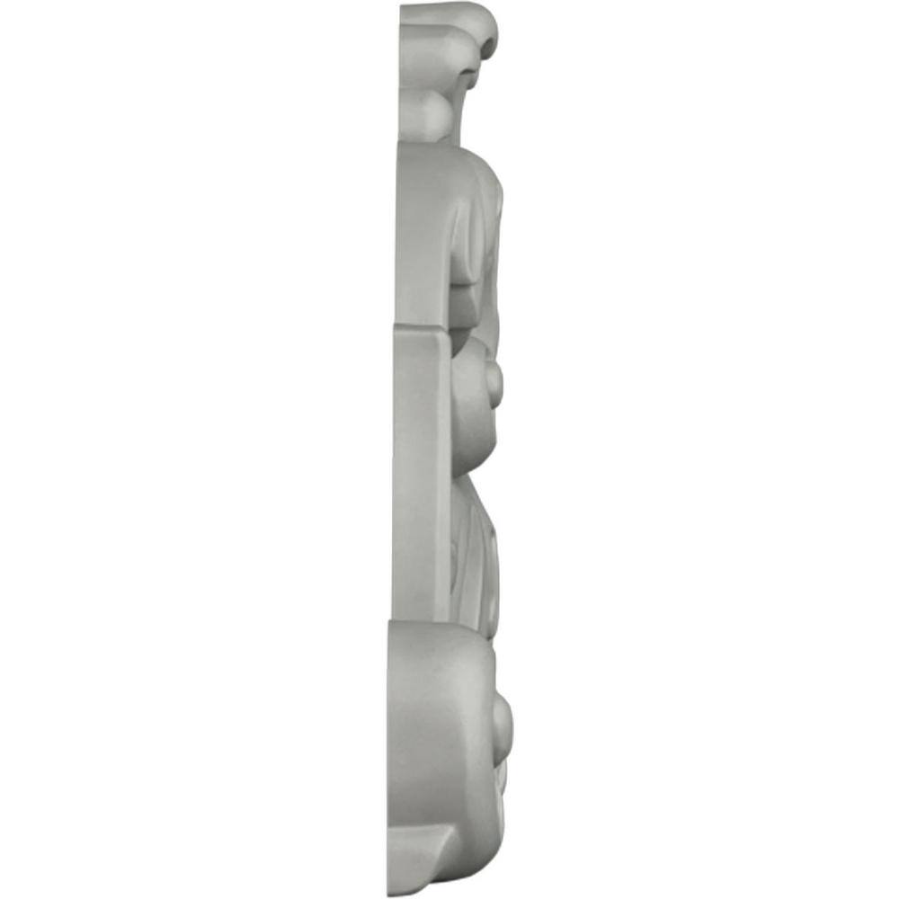 Ekena Millwork Savona 8.88'' H x 22.25'' W x 1.125'' D Urethane Onlay Scroll