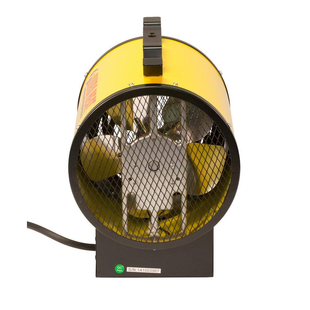 Heavy Duty Yellow Electric Forced Air Heater with Remote Control