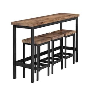 Long high store top bar tables