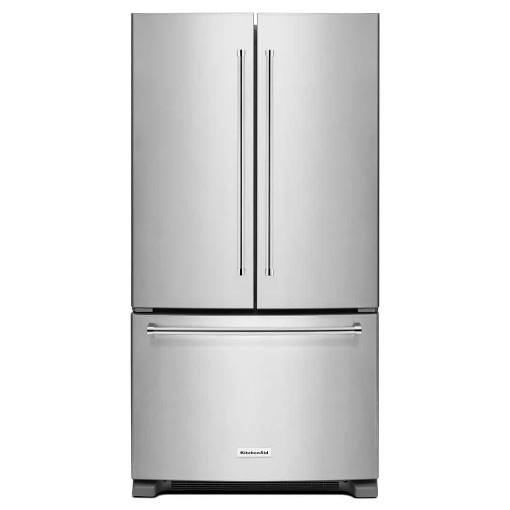 KitchenAid 25.2 cu. ft. French Door Refrigerator in Stainless Steel, Silver