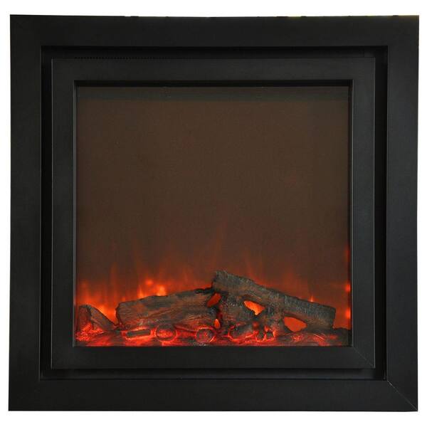 Yosemite Home Decor Perseus 49 in. Double Surround Electric Fireplace Insert in Black