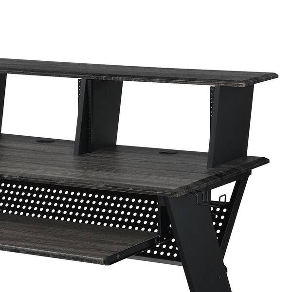 Acme Furniture Annette 24 in. Black Finish Metal Computer Desk