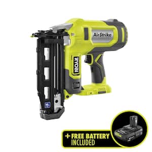 ONE+ 18V 16-Gauge Cordless AirStrike Finish Nailer with 2.0 Ah Battery