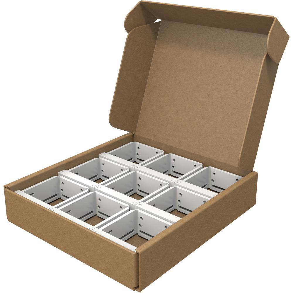 Plastic Blank Inserts 9-Pieces in White price history on PriceWatchPro