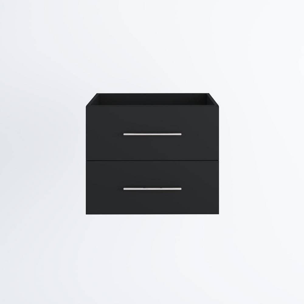 Napa 30 in. W x 22 in. D x 21 in. H Single Sink Bath Vanity Cabinet without Top in Matte Black, Wall Mounted price history on PriceWatchPro