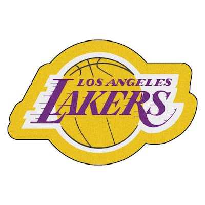 NBA - Los Angeles Lakers Mascot Mat 36 in. x 23.8 in. Indoor Area Rug