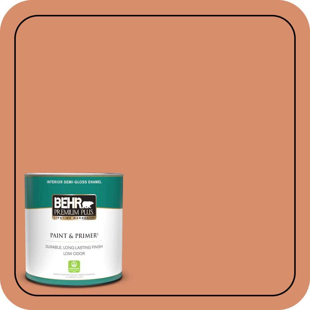 1 qt. #MQ4-38 Balcony Sunset Semi-Gloss Enamel Low Odor Interior Paint & Primer price history on PriceWatchPro