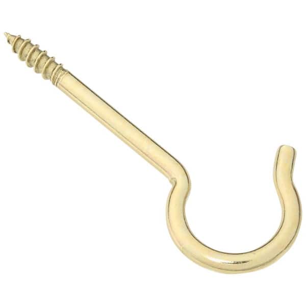 National Hardware 3-3/8 in. Solid Brass Ceiling Hook