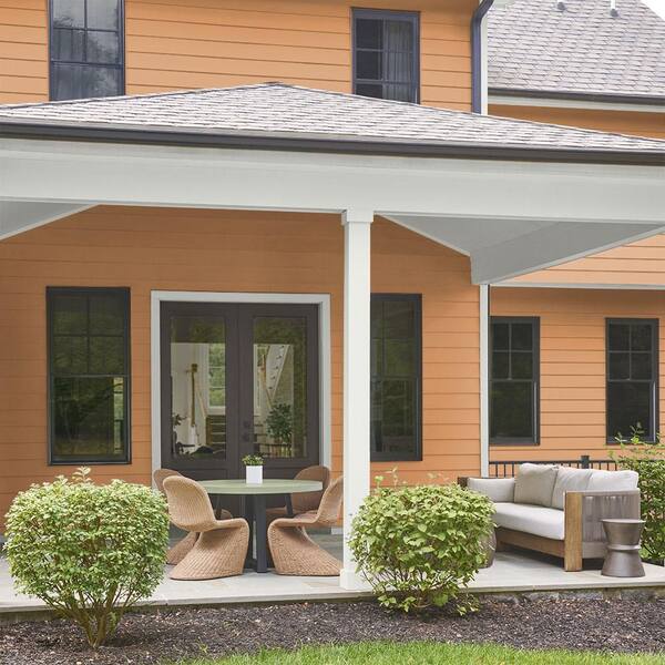 BEHR 1 gal. #BIC-15 Golden Poppy Solid Color House and Fence