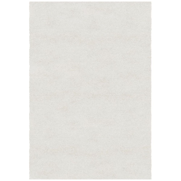 Runner Rug By The Foot 7 ft 10" x 9 ft Plush Area Runner for Hallways, Entryway and Stairs, White