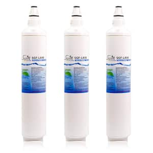 Compatible Refrigerator Water Filter for LG LT600P, 5231JA2006A, 46-9990, (3-Pack)