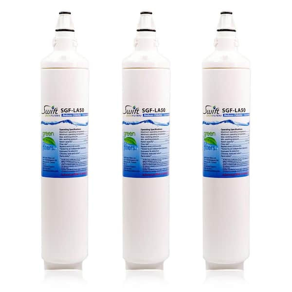 Swift Green Filters Compatible Refrigerator Water Filter for LG LT600P, 5231JA2006A, 46-9990, (3-Pack)