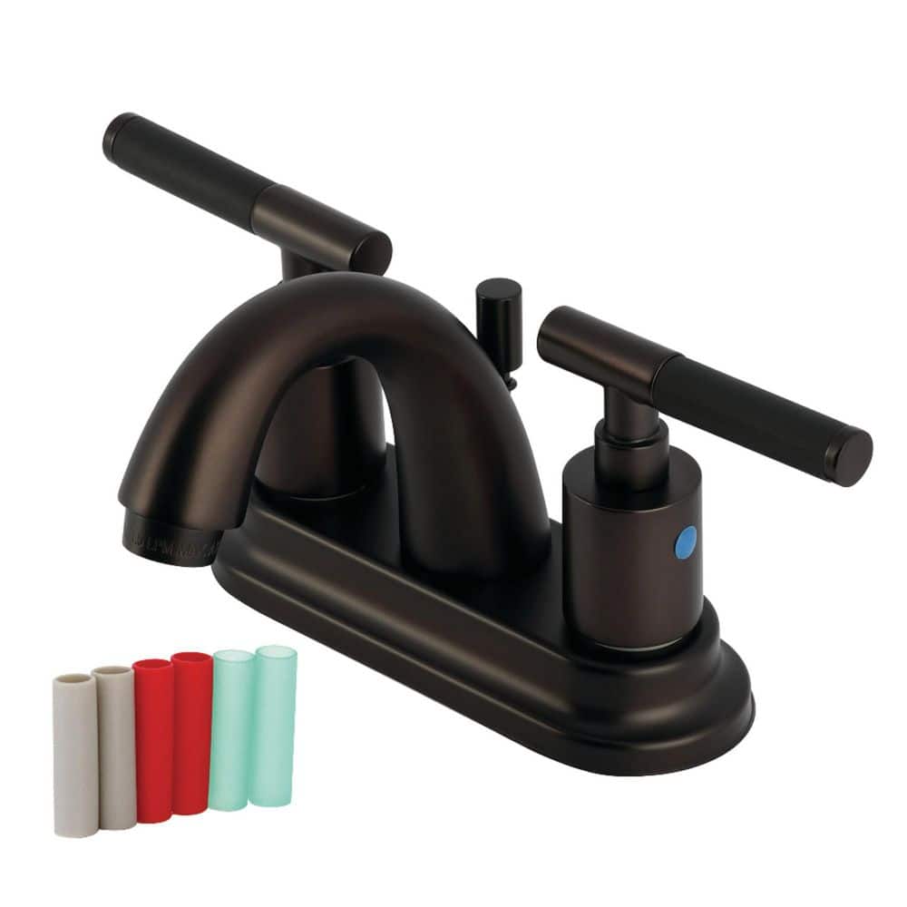 Kaiser 4 in. Centerset 2-Handle Bathroom Faucet with Pop-Up in Oil Rubbed Bronze price history on PriceWatchPro