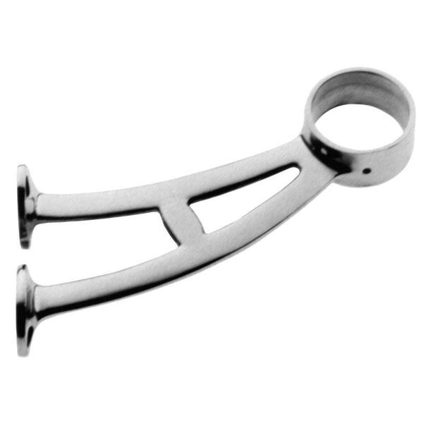 11/2 in Satin Stainless Steel Bar Mount Foot Rail Bracket 44402/1H