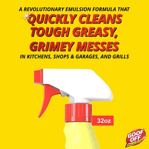 Goo Gone Oven and Grill Cleaner - 14 Ounce - Removes Tough Baked On Grease  and Food Spills Surface Safe