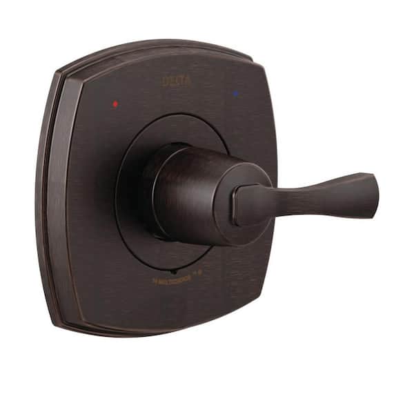 Delta Stryke 1-Handle Wall Mount Diverter Valve Faucet Trim Kit in Venetian Bronze (Valve Not Included)