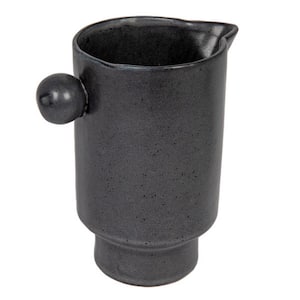 24 fl. oz. Gray Modern Small Stoneware Pitchers