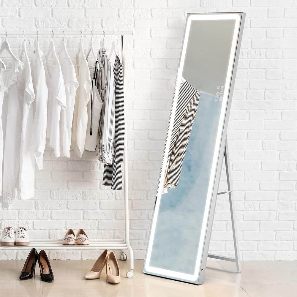 Tileon 18 in. W x 60 in. H Rectangular Frameless Wall Mounted Bathroom ...