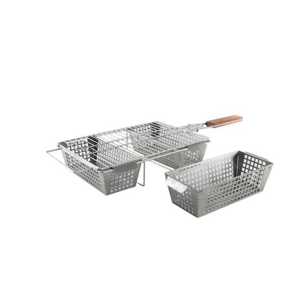 Charcoal Companion Stainless 3-Compartment Basket