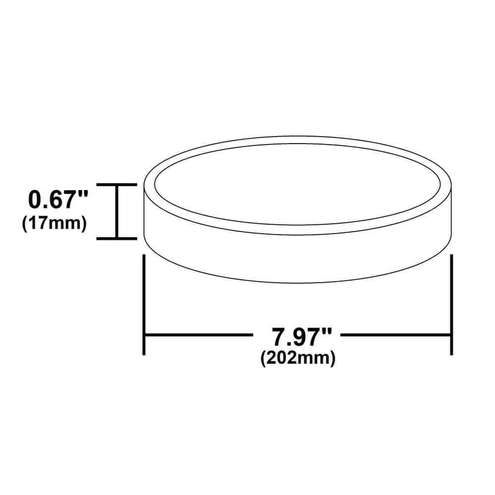 Matte White Round LED Surface Mount Downlight