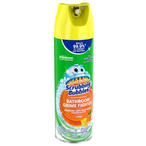Scrubbing Bubbles 20 oz. Disinfectant Citrus Scent Bathroom