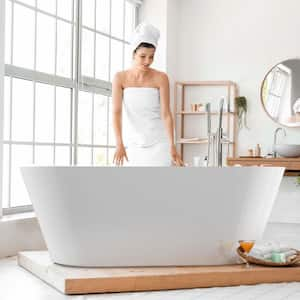 Japanese Style 59 X 31 Acrylic Flatbottom Deep Soaking Freestanding Air Bath  Bathtub With 48 Air Jets - Tub Filler - Bed Bath & Beyond - 33306517